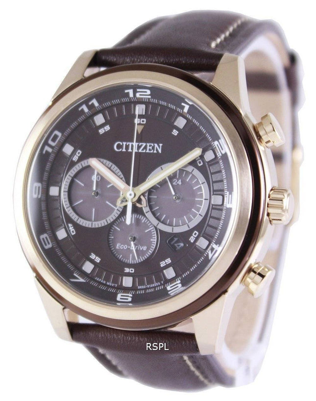 Renoveret Citizen Eco-Drive Chronograph CA4037-01W 100M Herreur