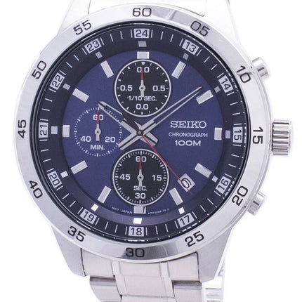 Renoveret Seiko Chronograph Quartz Analog SKS639 SKS639P1 SKS639P Herreur