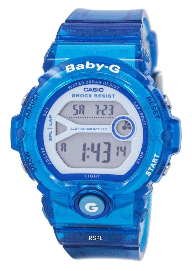 Überholte stoßfeste Casio Baby-G Digital BG-6903-2B BG6903-2B 200M Damenuhr