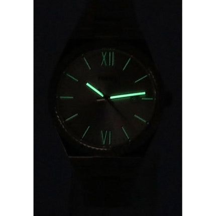 Renoveret Fossil Scarlette Rose Gold Rustfrit Stål Rose Gold Sunray Dial Quartz ES5258 Dameur