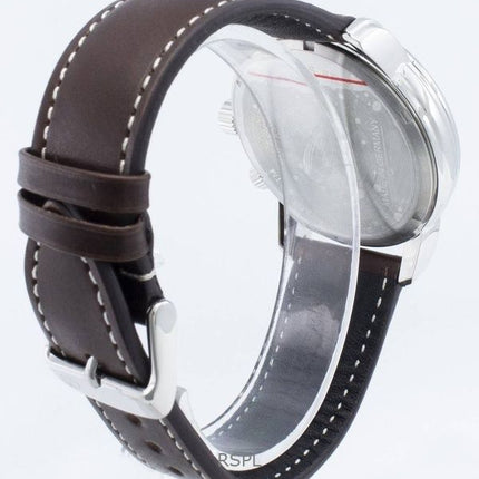 Renoveret Zeppelin LZ126 Los Angeles læderrem Beige Urskive Quartz 86445 herreur