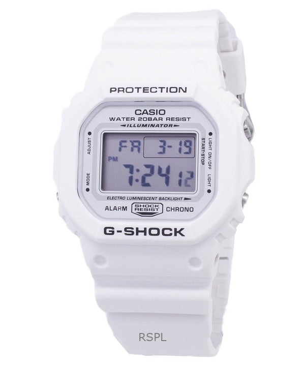 Renoveret Casio G-Shock Digital Resin Rem Quartz DW-5600MW-7 200M herreur