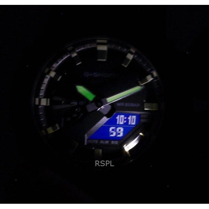 Renoveret Casio G-Shock Analog Digital Resin Rem Black Dial Quartz GA-2110SU-3A 200M herreur