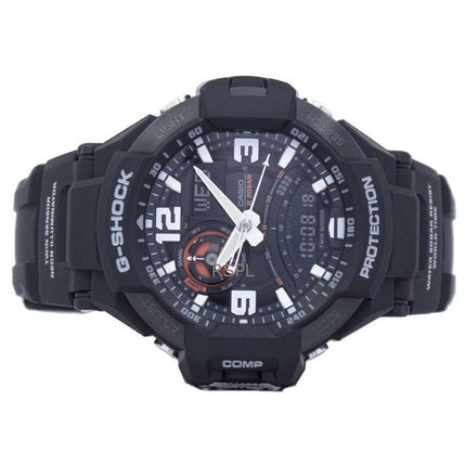 Renoveret Casio G-Shock Analog Digital Resin Rem Black Dial Quartz GA-1000-1A 200M herreur
