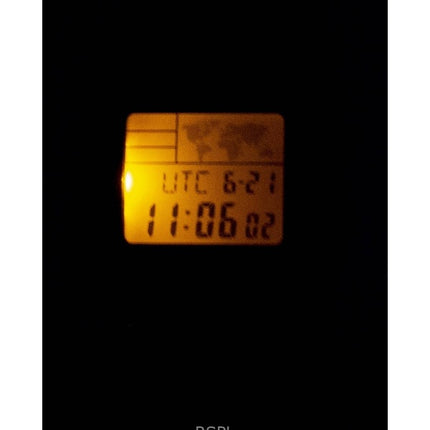 Renoveret Casio Digital Gold Tone rustfrit stål Quartz A500WGA-1DF herreur