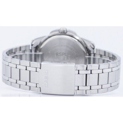 Renoveret Casio Enticer Analog rustfrit stål Black Dial Quartz MTP-1314D-1AVDF herreur