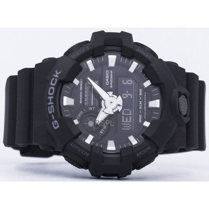 Renoveret Casio G-Shock Analog Digital Resin Rem Black Dial GA-700-1B 200M herreur