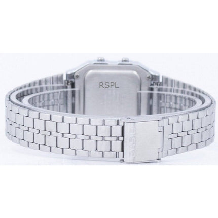 Renoveret Casio Vintage Digital Stainless Steel Quartz A500WA-7DF herreur