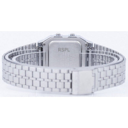 Renoveret Casio Vintage Digital Stainless Steel Quartz A500WA-7DF herreur