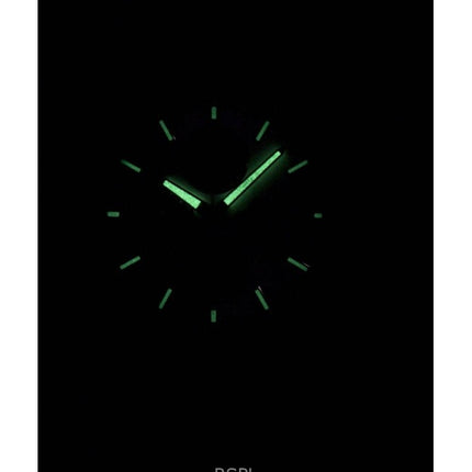 Renoveret Casio Edifice Analog Chronograph Læderrem White Dial Quartz EFR-526L-7AV 100M herreur