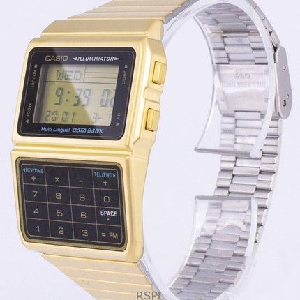 Renoveret Casio digitalt rustfrit stål kvarts DBC-611G-1DF herreur