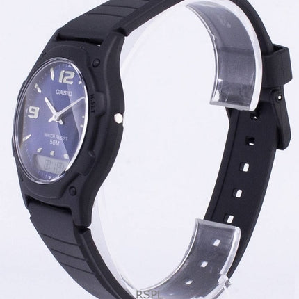 Renoveret Casio Analog Digital Resin Rem Blue Dial Quartz AW-49HE-2AVDF herreur