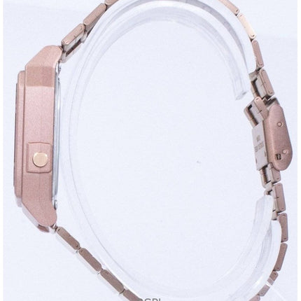 Renoveret Casio Vintage Digital Rose Gold Tone rustfrit stål Quartz B650WC-5A unisex ur