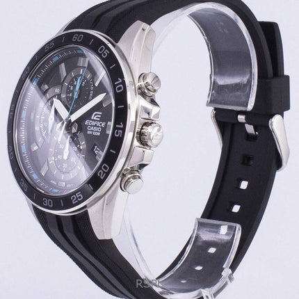 Renoveret Casio Edifice Chronograph Resin Rem Black Dial Quartz EFV-550P-1AV 100M herreur