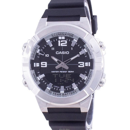 Renoveret Casio Analog Digital Resin Rem Blue Dial Quartz AMW-870-1A herreur