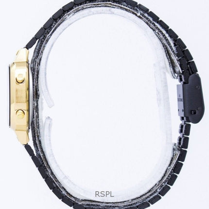 Renoveret Casio Vintage digitalt rustfrit stål kvarts LA670WEGB-1B dameur