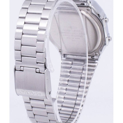 Renoveret Casio Digital Stainless Steel Quartz A168WA-1WDF unisex ur