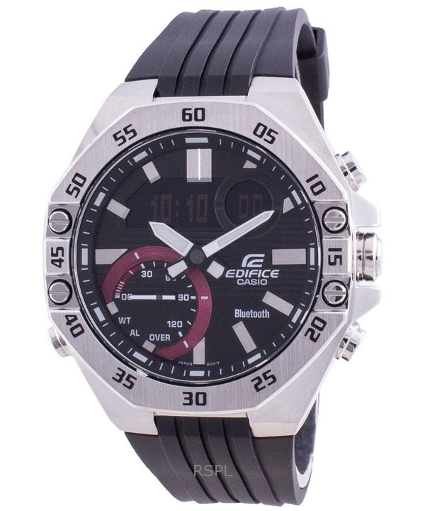 Renoveret Casio Edifice Analog Digital Black Dial Quartz ECB-10P-1A 100M herreur