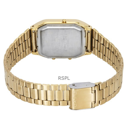 Renoveret Casio Analog Digital Guldskive Quartz AQ-230GA-9DMQYES herreur