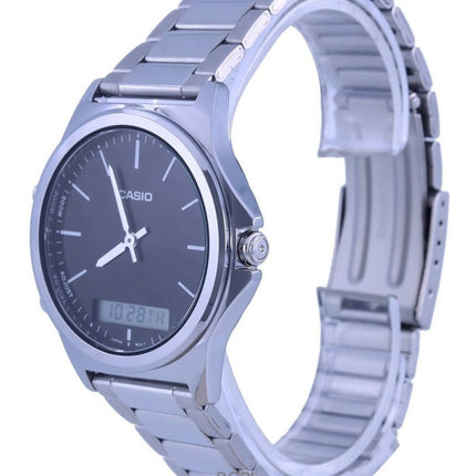 Renoveret Casio Analog Digital rustfrit stål Black Dial Quartz MTP-VC01D-1E herreur