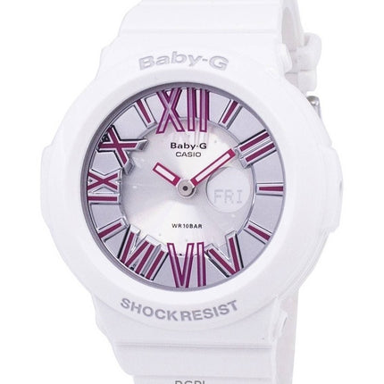Renoveret Casio Baby-G Analog Digital Neon Illuminator Quartz BGA-160-7B2DR Dameur