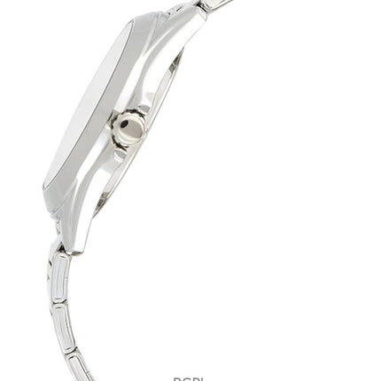 Renoveret Casio Classic Analog rustfrit stål Sølvskive Quartz MTP-1370D-7A2 herreur