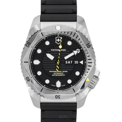 Victorinox Swiss Army Dive Pro gummirem Black Dial Automatic Diver&#39,s 241994 300M herreur