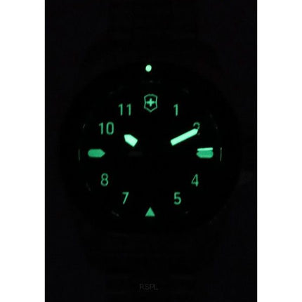 Victorinox Swiss Army Journey 1884 Antimagnetic Black Dial Quartz Diver's 242009 200M herreur