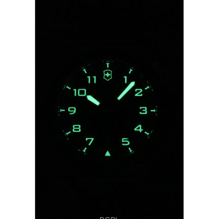 Victorinox Swiss Army rustfrit stål blå urskive automatisk 242045 100M herreur