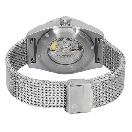 Victorinox Swiss Army rustfrit stål blå urskive automatisk 242045 100M herreur