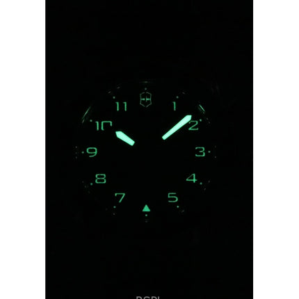 Victorinox Swiss Army Chronograph Læderrem Blå Skive Quartz 242047 100M Herreur