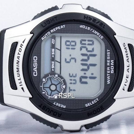 Casio ungdom Illuminator dobbelt tid Digital W-213-1AV W213-1AV Herreur