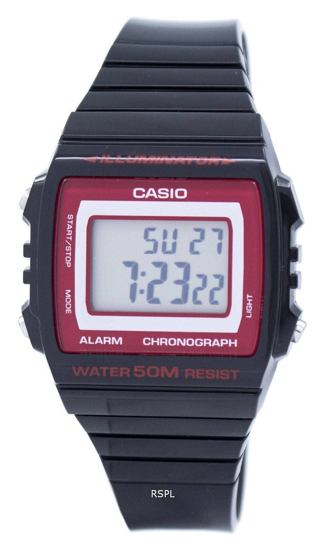 Casio Illuminator Chronograph Alarm Digital W-215H-1A2VDF W215H-1A2VDF Unisex ur