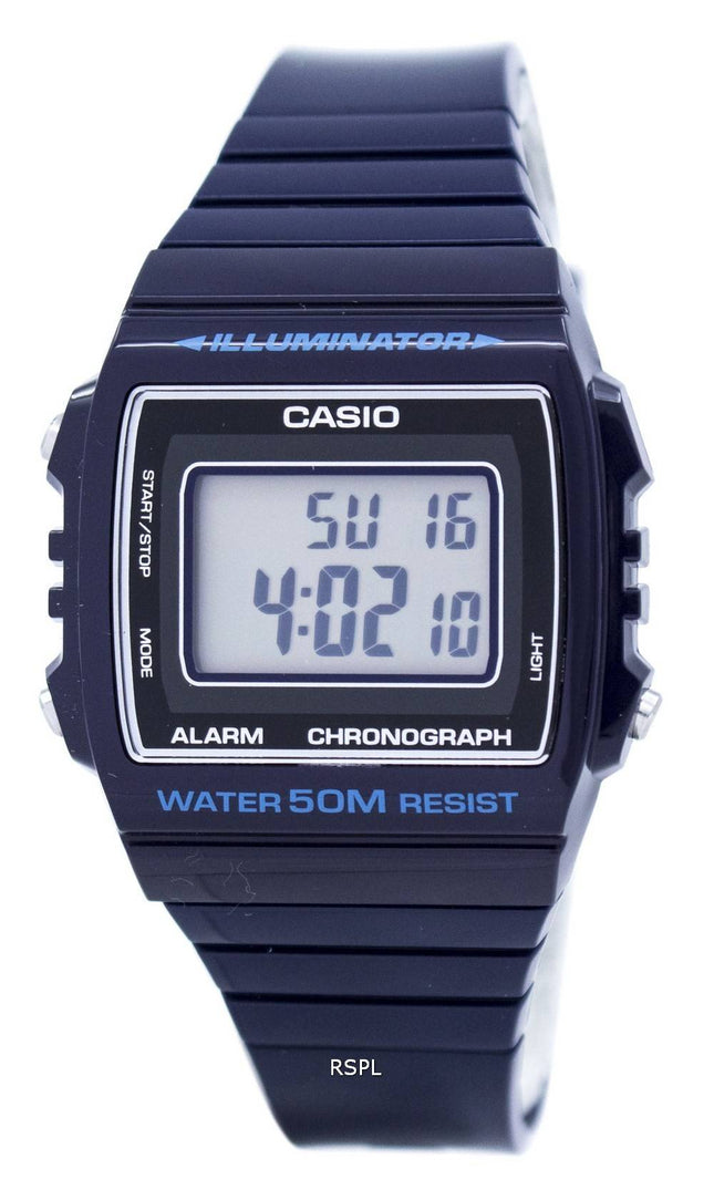 Casio Digital Alarm Chronograph W-215H-2AVDF W-215H-2AV Unisex ur