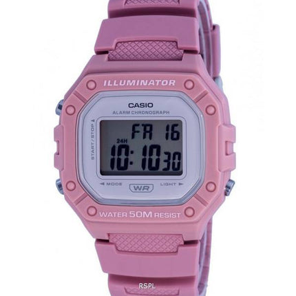 Casio Youth Digital Resin Quartz W-218HC-4A W218HC-4 dameur