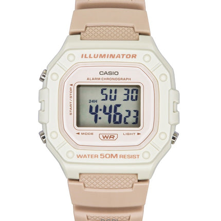 Casio POP digital harpiksrem kvarts W-218HC-4A2V unisexur
