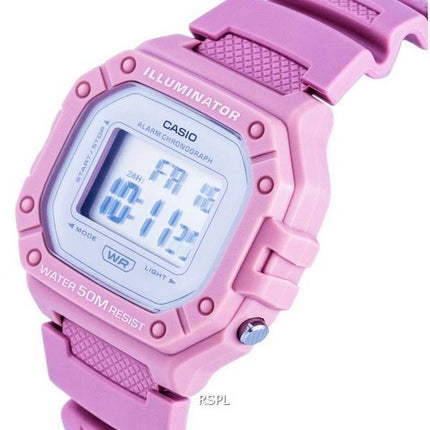 Casio Youth Digital Resin Quartz W-218HC-4A W218HC-4 dameur