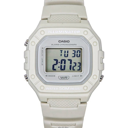 Casio Youth digital harpiksrem kvarts W-218HC-8AV unisexur