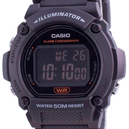 Casio Jugendbeleuchtung Digital W-219H-8B W-219H-8B Herrenuhr