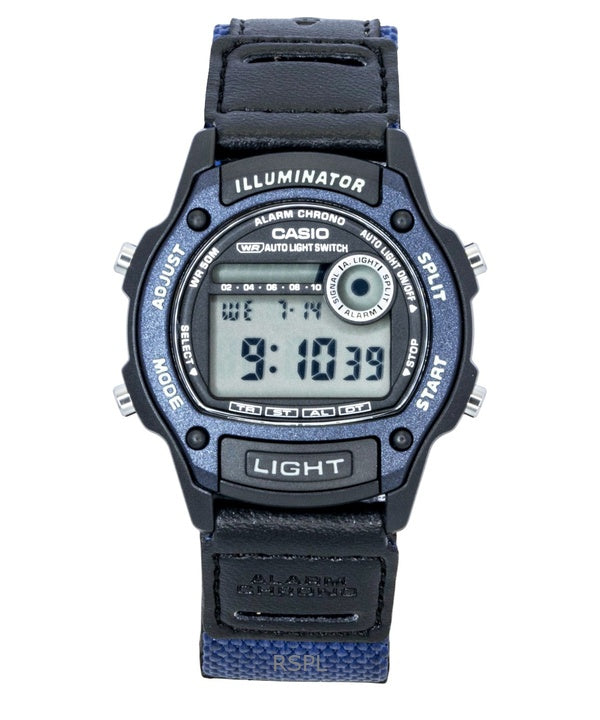 Casio Standard Digital Læder- og Stoffrem Quartz W-220HF-2AV Unisex Ur
