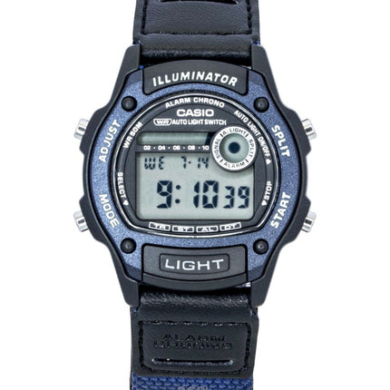 Casio Standard Digital Læder- og Stoffrem Quartz W-220HF-2AV Unisex Ur