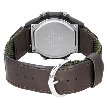 Casio Standard Digital Læder- og Stoffrem Quartz W-220HF-3AV Unisex Ur