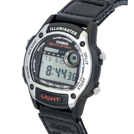 Casio Standard Digital Læder- og Stoffrem Quartz W-220HF-8AV Unisex Ur
