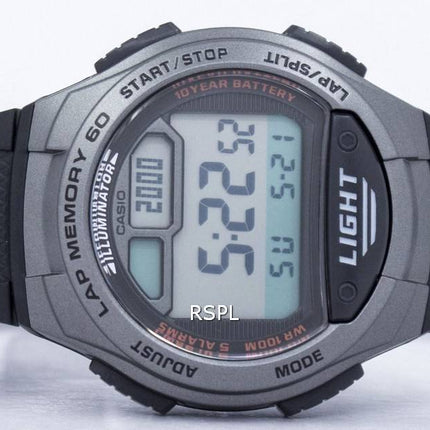 Casio ungdom Illuminator dobbelt tid Digital W-734-1AV W734-1AV Herreur