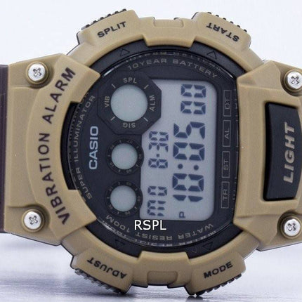 Casio Super Illuminator vibrationer Alarm Digital W-735H-5AV Herreur