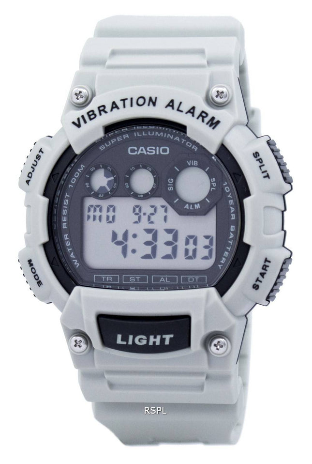 Casio Digital vibrationer Illuminator W-735H-8A2VDF W-735H-8A2V Herreur