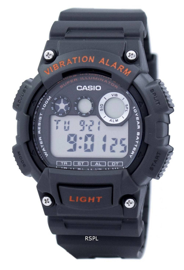 Casio Digital vibrationer Alarm Illuminator W-735H-8AVDF W-735H-8AV Herreur