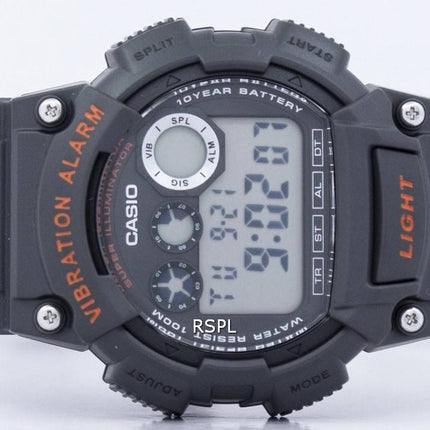 Casio Digital vibrationer Alarm Illuminator W-735H-8AVDF W-735H-8AV Herreur