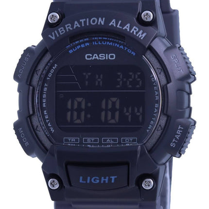 Casio Youth Resin Band Digital W-736H-8B W736H-8 100M Herreur