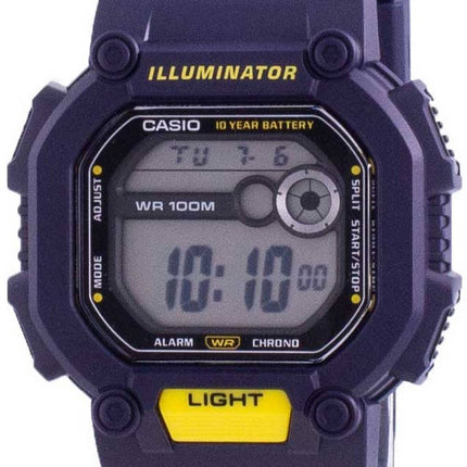 Casio Youth Illuminator Digital W-737H-2A W737H-2A 100M Herreur